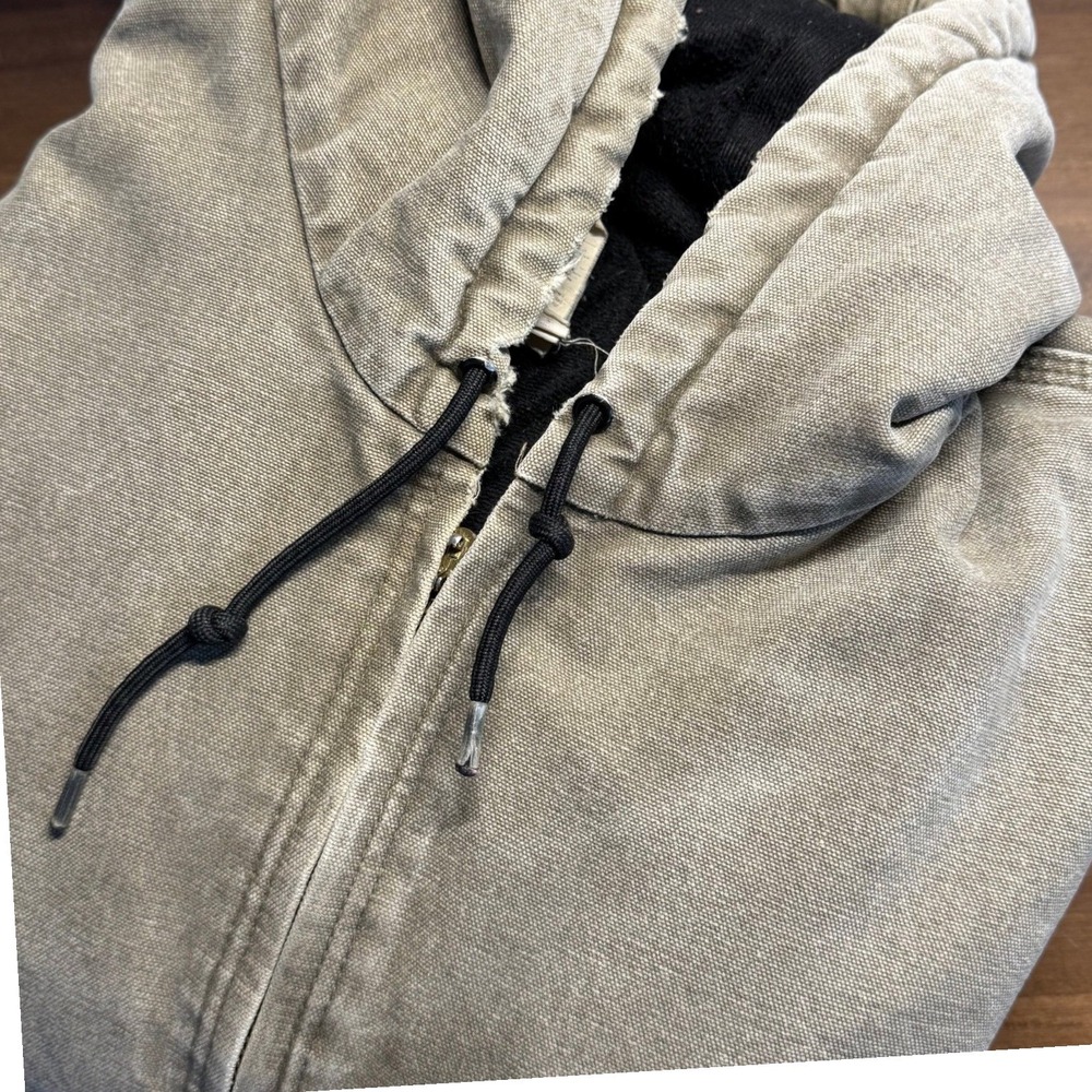 Carhartt J130 DGS Duck Detroit Hooded Vintage Men's L Hooded Jacket Thrashed Y2K